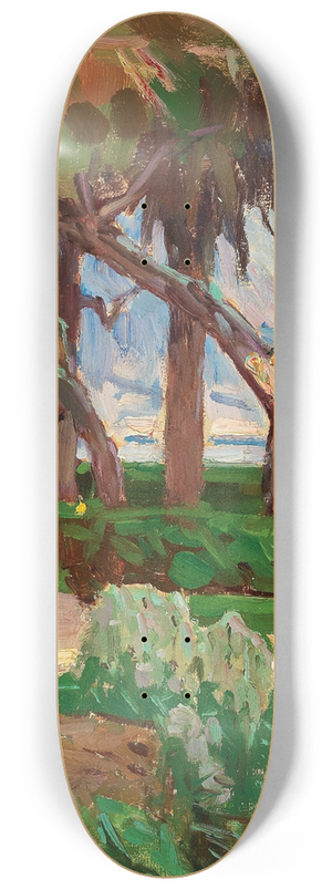 Carl Moll - At the Cte dAzur 8.25 inch art skate deck