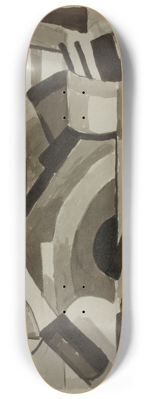Carl Newman - Abstract 3 8.25 inch art skate deck