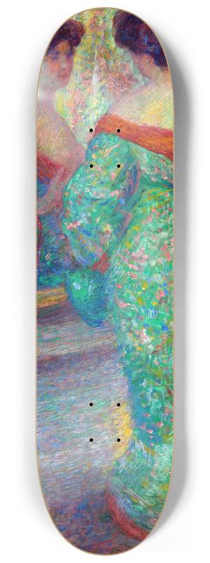 Carl Newman - Lady Reflected in Mirror 8.25 inch art skate deck
