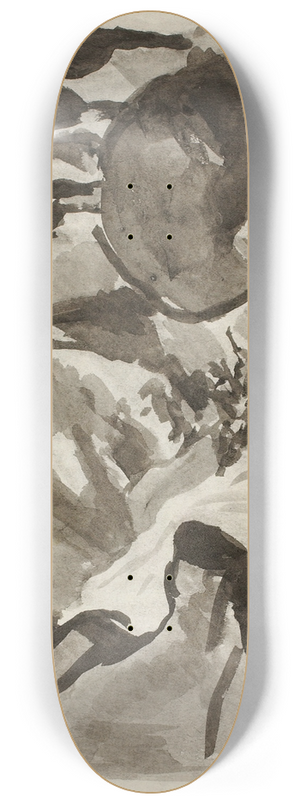 Carl Newman - Landscape 8.25 inch art skate deck