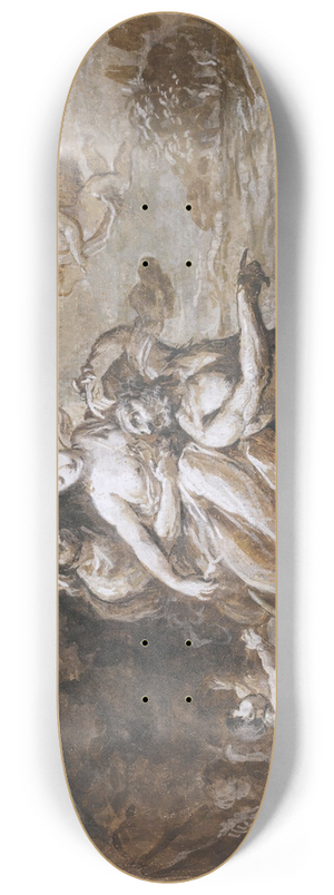 Carlo Alberto Baratta - Hercules And Deianira With The Centaur Nessus 8.25 inch art skate deck