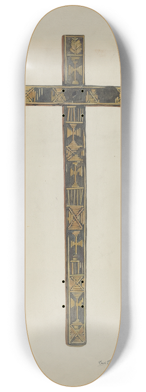 Carl O'Bergh - Cross 8.25 inch art skate deck