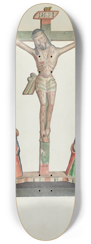 Carl O'Bergh - Crucifix 8.25 inch art skate deck