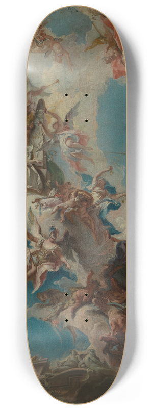 Carlo Carlone - Hochherzigkeit, Freigebigkeit und die Knste 8.25 inch art skate deck