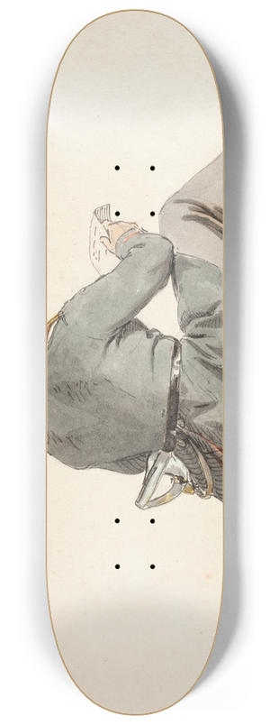 Carlo Dalgas - Lsende soldat 8.25 inch art skate deck
