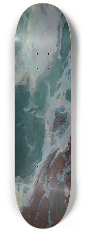Franz Bischoff - The Wave 8.25 inch art skate deck