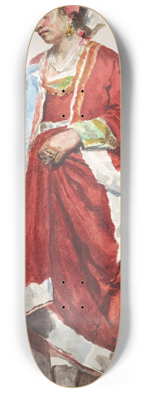 Albin Stein - Weibliche Kostmstudie  Mittelitalien 8.25 inch art skate deck