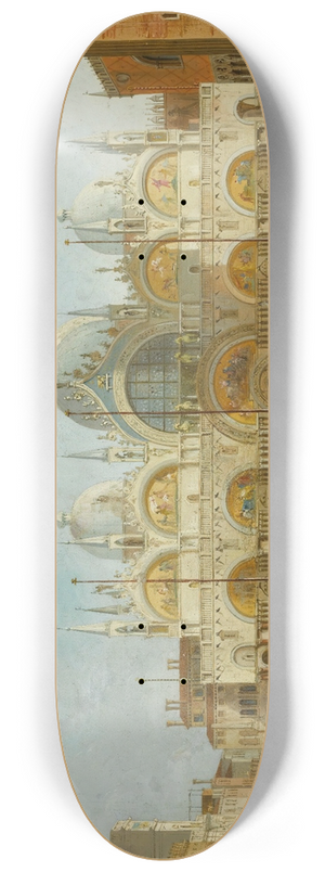 Carlo Grubacs - Saint Marks Square, Venice 8.25 inch art skate deck