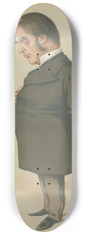 Carlo Pellegrini - Doctors and Scientists. Physiological Physic. Sir William Withey Gull. 18 December 1875 8.25 inch art skate deck