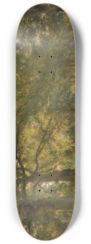 Franz Courtens - Landscape with Sheep 8.25 inch art skate deck