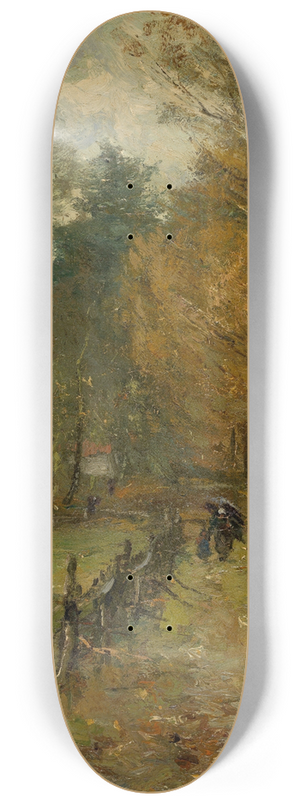 Franz Courtens - The Side of the Meadow 8.25 inch art skate deck