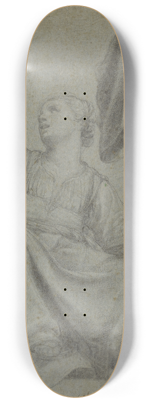 Carlo Saraceni - Papal Authority 8.25 inch art skate deck