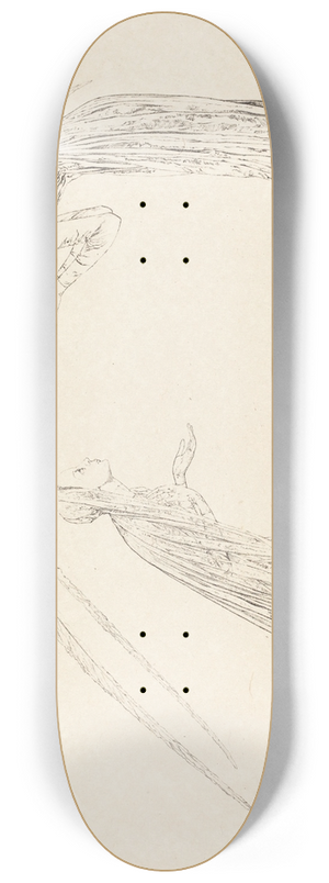 Carlos Schwabe - The Annunciation 8.25 inch art skate deck