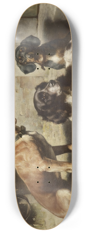 Carl Reichert - Nach Der Jagd 8.25 inch art skate deck