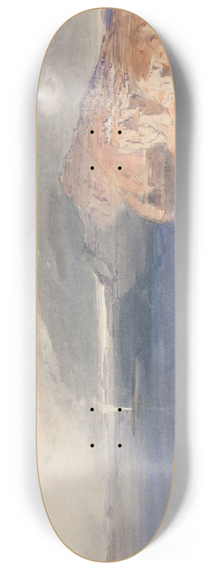 Carl Rottmann - Santorini (Thira) 8.25 inch art skate deck