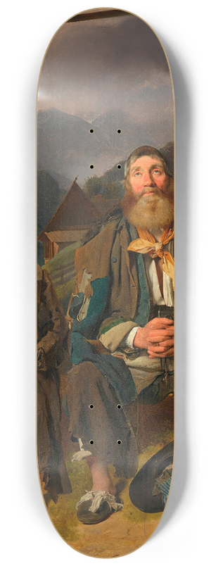 Franz Eybl - Der Bettler 8.25 inch art skate deck