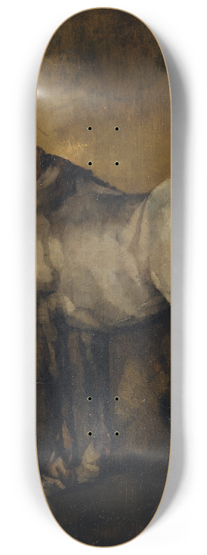 Carl Schuch - Pferdestudie 8.25 inch art skate deck