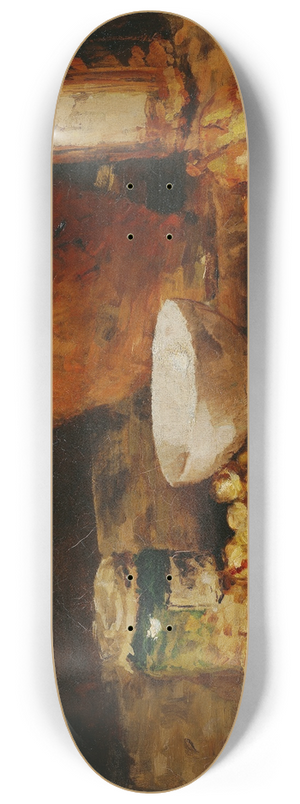 Carl Schuch - Stillleben mit weier Schale 8.25 inch art skate deck