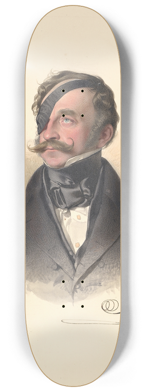 Franz Eybl - Franois Henri Schlick, Count of Bassano de Weisskirchen 8.25 inch art skate deck