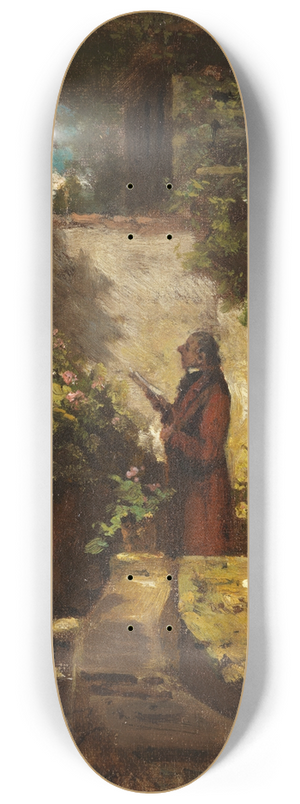 Carl Spitzweg - Am Sonntagmorgen 8.25 inch art skate deck