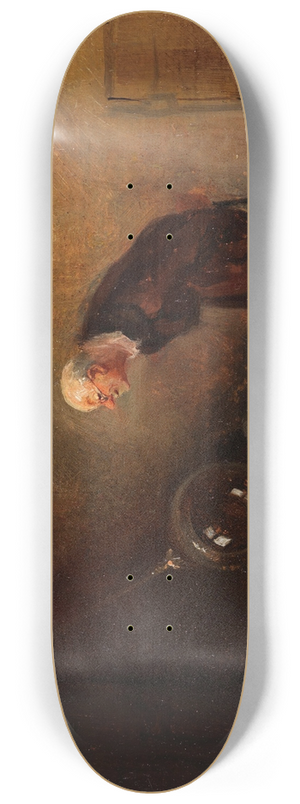 Carl Spitzweg - Der Alchimist (Chemicus) 8.25 inch art skate deck