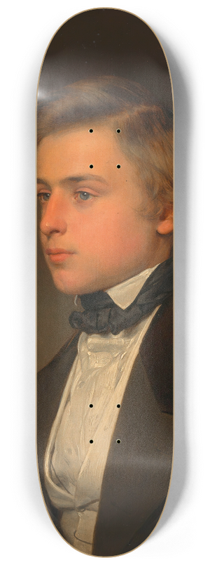 Franz Eybl - Johann Josef Rudolf von Arthaber (Sohn von Rudolf von Arthaber) 8.25 inch art skate deck