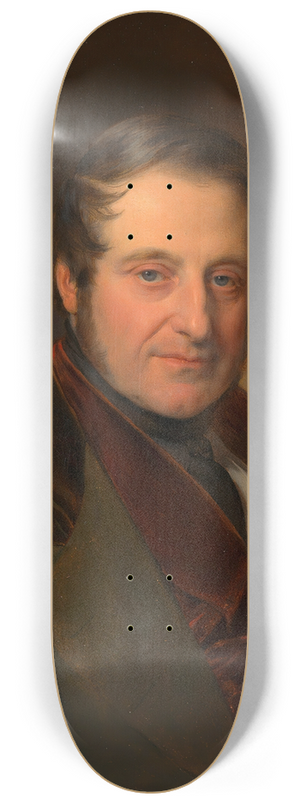 Franz Eybl - Rudolf von Arthaber (Textilfabrikant und Kunstsammler) 8.25 inch art skate deck