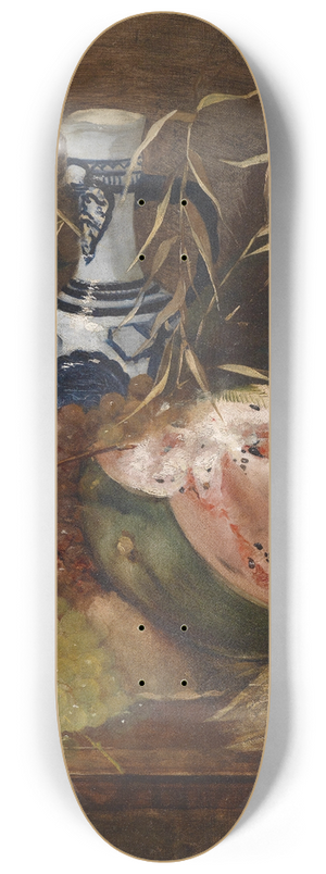 Carl Von Merode - Frchtestillleben Mit Melone 8.25 inch art skate deck