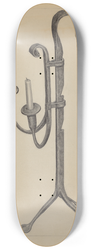 Carl Weiss - Candlestand 8.25 inch art skate deck