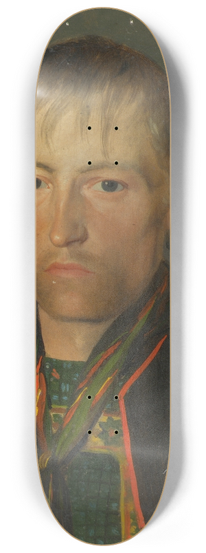 Franz Gasser - Portrt eines Bauern 8.25 inch art skate deck