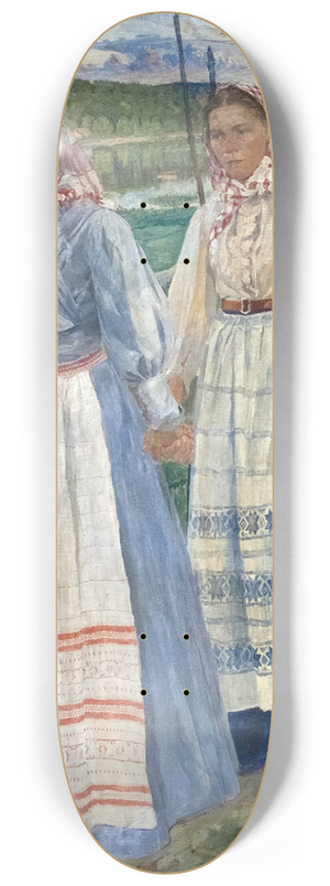 Carl Wilhelmson - Saturday Evening 8.25 inch art skate deck