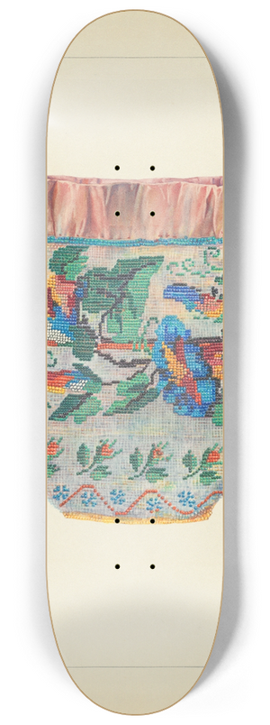 Carmel Wilson - Beaded Silk Bag 8.25 inch art skate deck