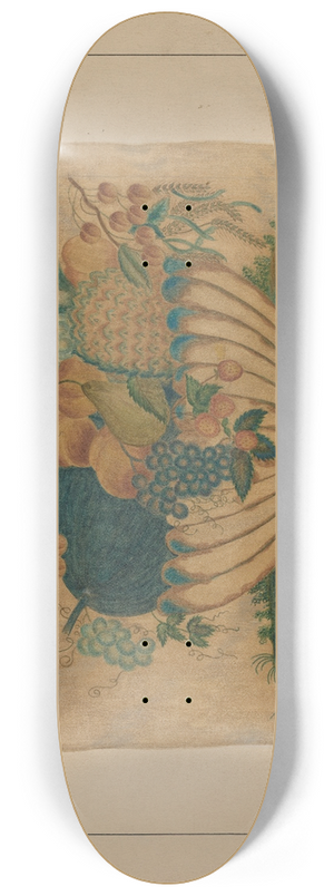 Carol Larson - Painting on Velvet 8.25 inch art skate deck