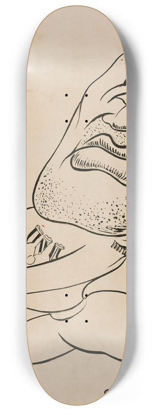 Carol Lobser - War Production Drive Artwork 8.25 inch art skate deck