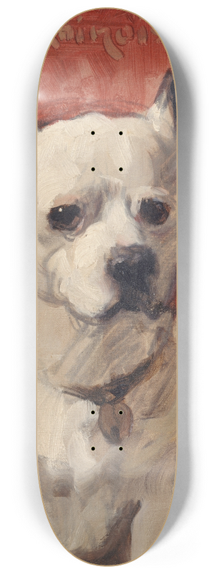 Carolus-Duran - Le chien chinois 8.25 inch art skate deck