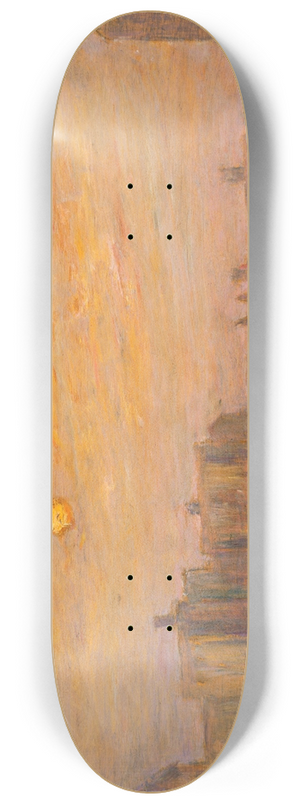 Carroll Brown - From My Studio Window 8.25 inch art skate deck