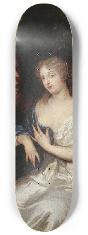 Caspar Netscher - Pomona and Vertumnus 8.25 inch art skate deck