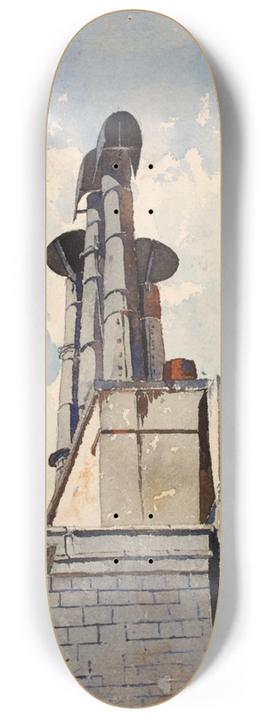 Cass Gilbert - Latin Quarter, Paris 8.25 inch art skate deck