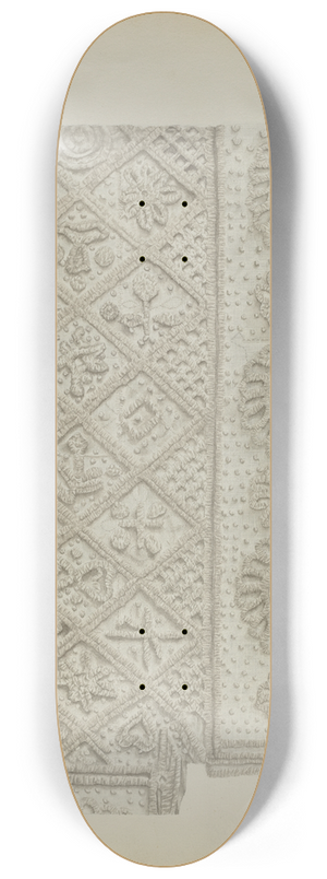 Catherine Fowler - Tufted Candlewick Bedspread 8.25 inch art skate deck