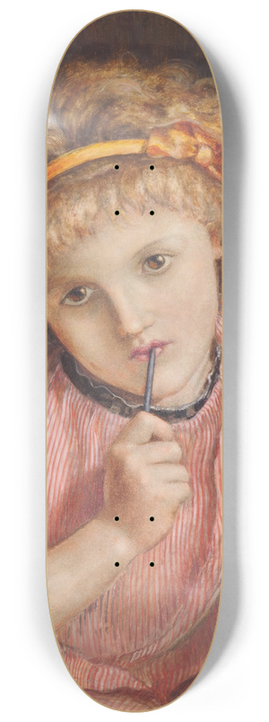 Catherine Madox Brown - A Deep Problem; 9 and 6 make 8.25 inch art skate deck
