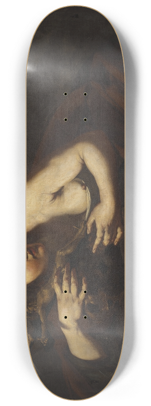 Cecco del Caravaggio - The Penitent Magdalen 8.25 inch art skate deck