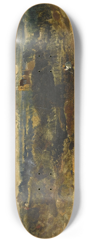 Cecil Gordon Lawson - Barden Towers, Wharfedale, Yorkshire 8.25 inch art skate deck