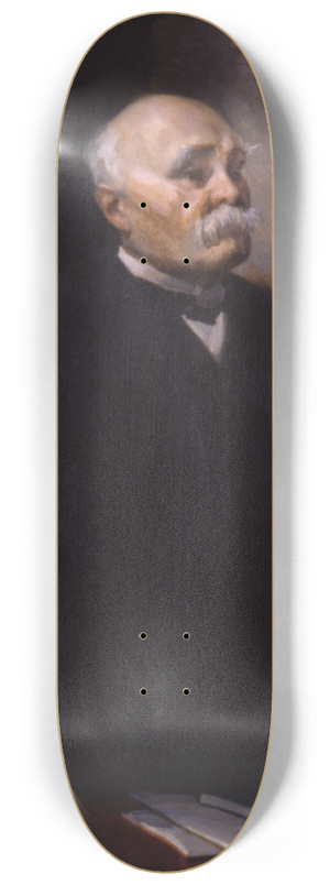 Cecilia Beaux - Georges Clemenceau 8.25 inch art skate deck