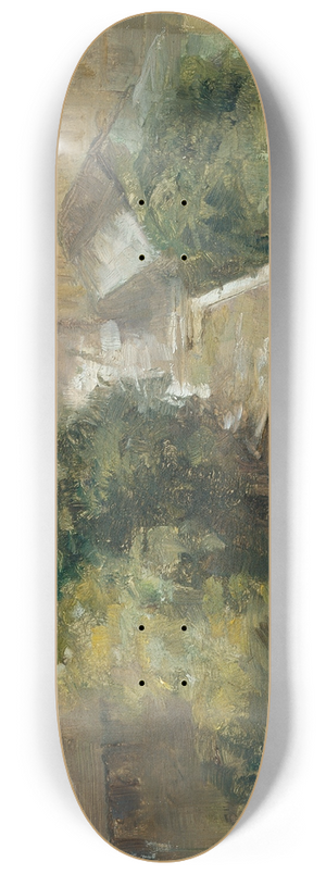 Cecil van Haanen - Blick aus der Wohnung des Knstlers auf das Palais Coburg 8.25 inch art skate deck