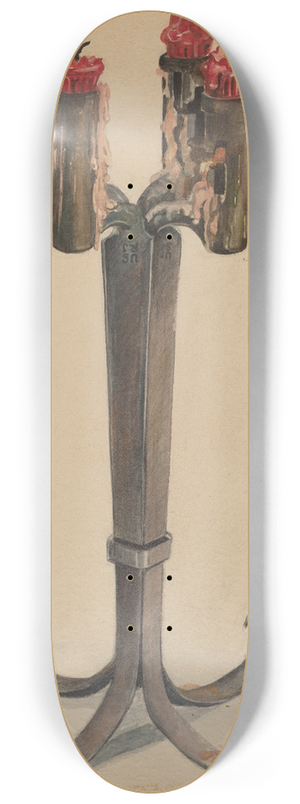 Cecily Edwards - Candlestick 8.25 inch art skate deck