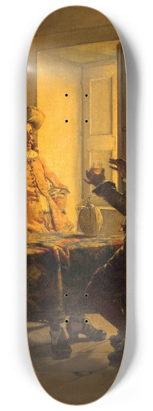 Cesare Auguste Detti - A good vintage 8.25 inch art skate deck