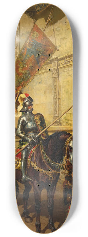 Cesare Auguste Detti - To the joust 8.25 inch art skate deck