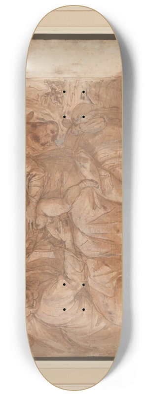 Cesare Rossetti - Rest on the Flight into Egypt 8.25 inch art skate deck
