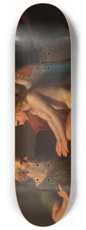 C.F. Hyer - Cupid Received By Anacreon 8.25 inch art skate deck
