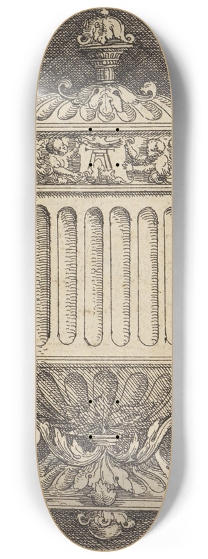 Albrecht Altdorfer - Pokal, auf drei Kugelfssen stehend 8.25 inch art skate deck